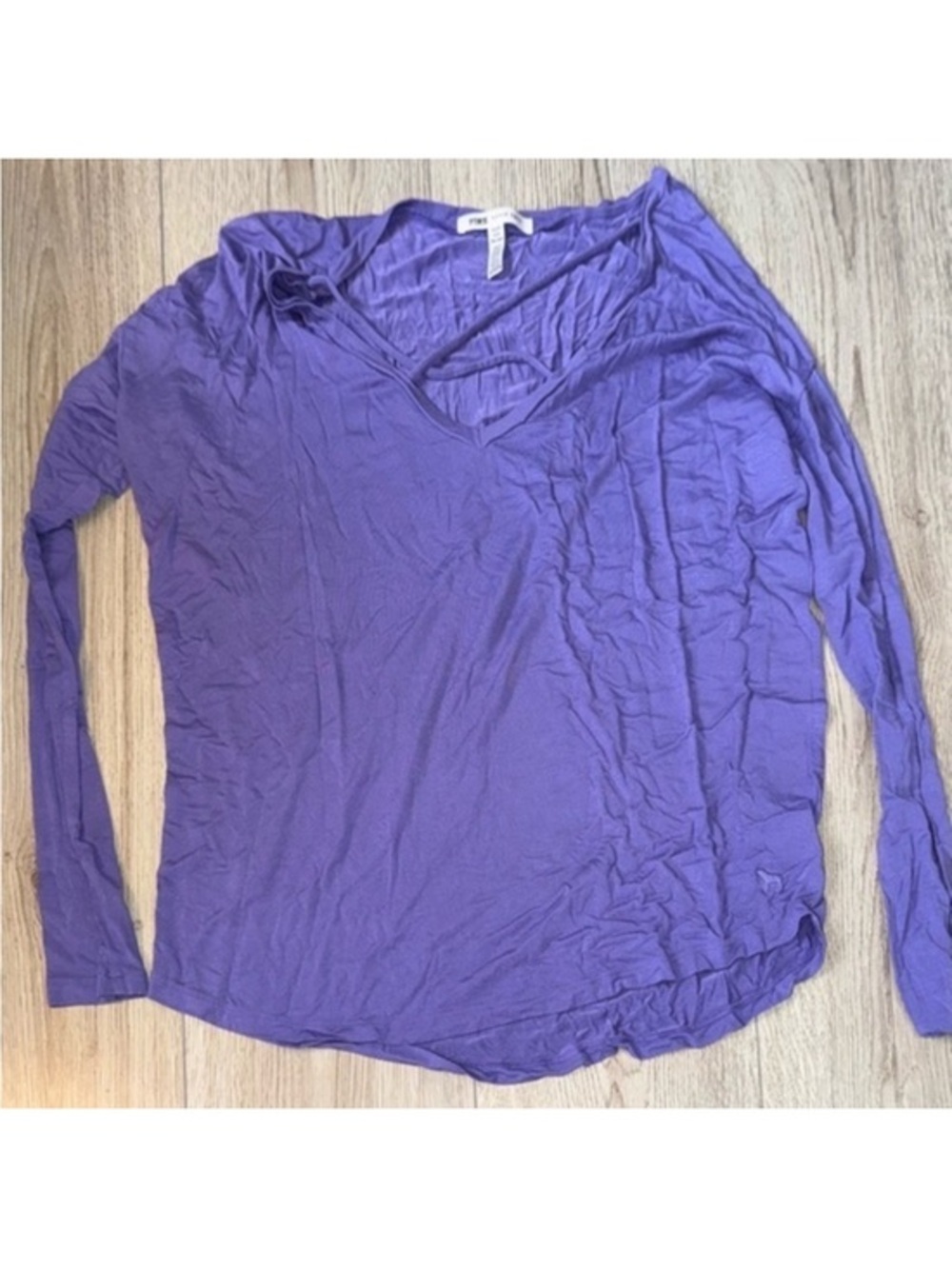 Victoria’s Secret pink purple long sleeve shirt top